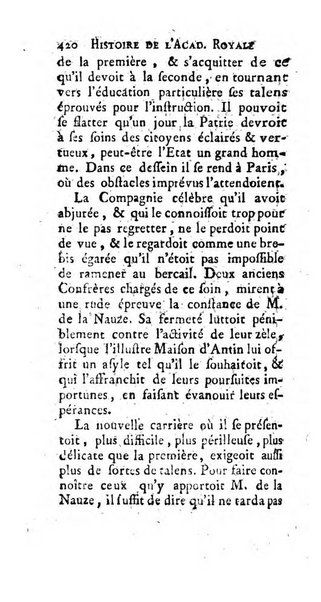 Histoire de l'Academie royale des inscriptions et belles lettres depuis son establissement jusqu'à present avec les Mémoires de littérature tirez des registres de cette Académie..