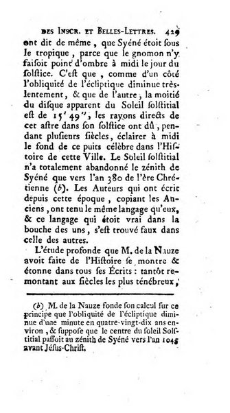 Histoire de l'Academie royale des inscriptions et belles lettres depuis son establissement jusqu'à present avec les Mémoires de littérature tirez des registres de cette Académie..