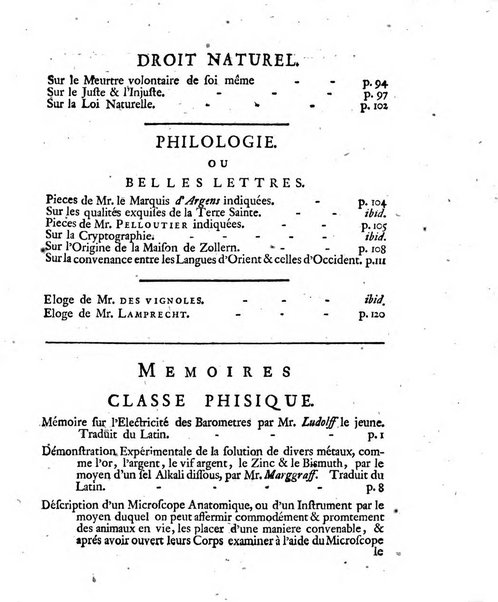 Histoire de l'Academie royale des sciences et des belles-lettres de Berlin