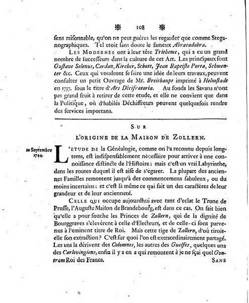 Histoire de l'Academie royale des sciences et des belles-lettres de Berlin