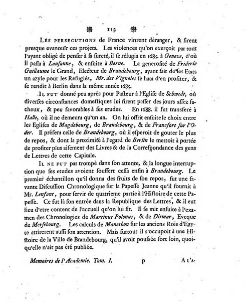 Histoire de l'Academie royale des sciences et des belles-lettres de Berlin