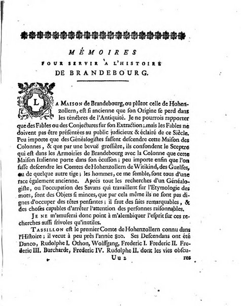 Histoire de l'Academie royale des sciences et des belles-lettres de Berlin