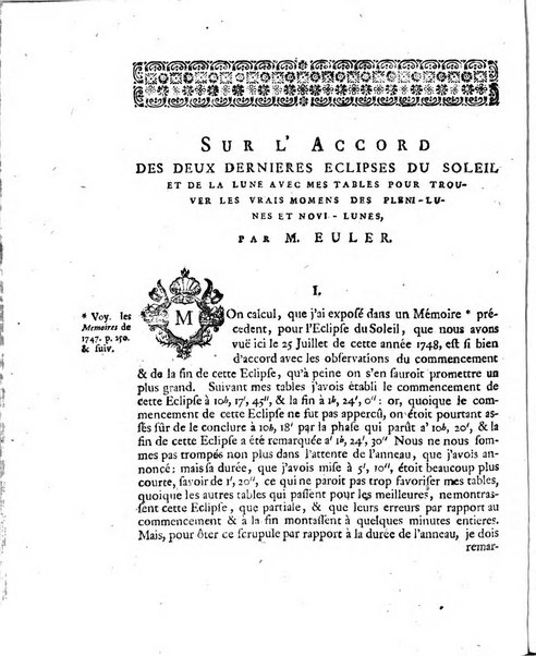 Histoire de l'Academie royale des sciences et des belles-lettres de Berlin