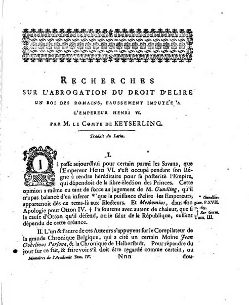 Histoire de l'Academie royale des sciences et des belles-lettres de Berlin