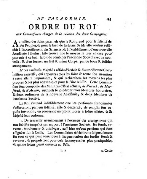 Histoire de l'Academie royale des sciences et des belles-lettres de Berlin