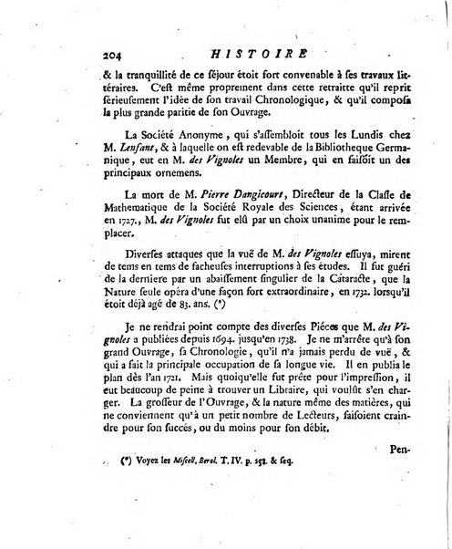 Histoire de l'Academie royale des sciences et des belles-lettres de Berlin