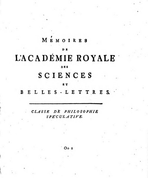 Histoire de l'Academie royale des sciences et des belles-lettres de Berlin