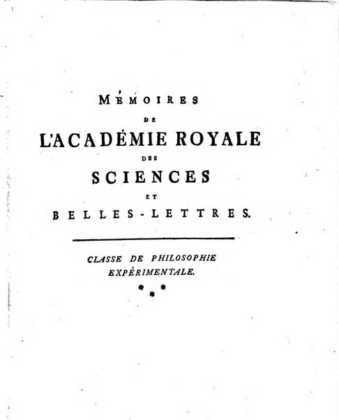 Histoire de l'Academie royale des sciences et des belles-lettres de Berlin