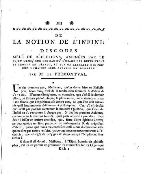 Histoire de l'Academie royale des sciences et des belles-lettres de Berlin