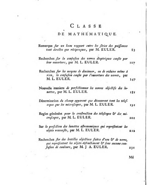 Histoire de l'Academie royale des sciences et des belles-lettres de Berlin