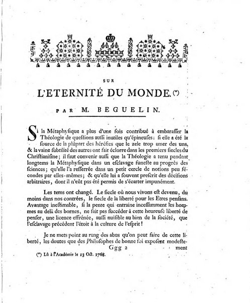 Histoire de l'Academie royale des sciences et des belles-lettres de Berlin