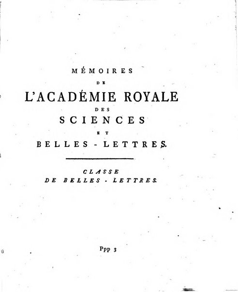 Histoire de l'Academie royale des sciences et des belles-lettres de Berlin