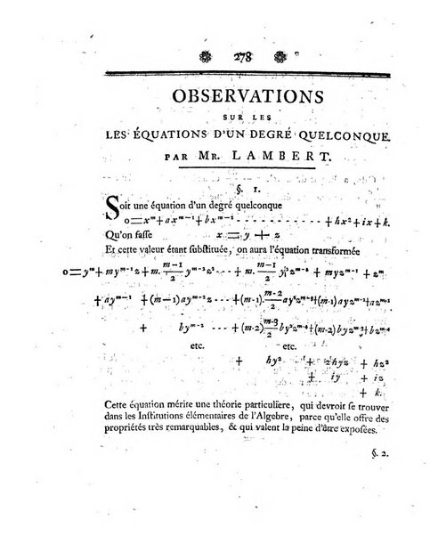 Histoire de l'Academie royale des sciences et des belles-lettres de Berlin