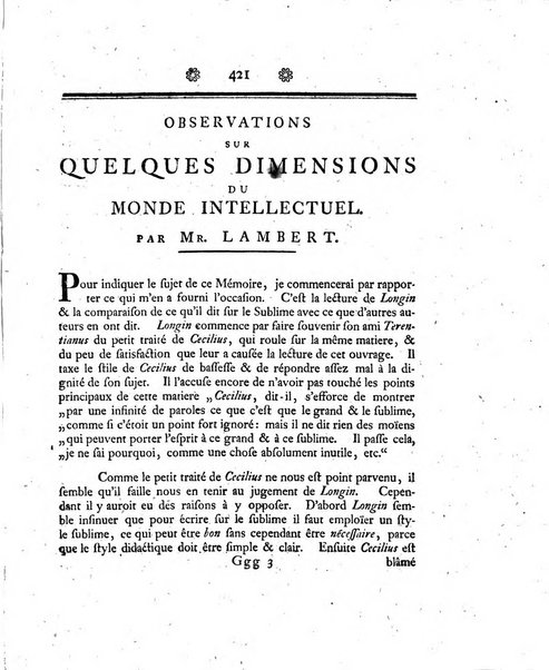 Histoire de l'Academie royale des sciences et des belles-lettres de Berlin