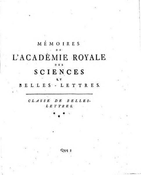 Histoire de l'Academie royale des sciences et des belles-lettres de Berlin