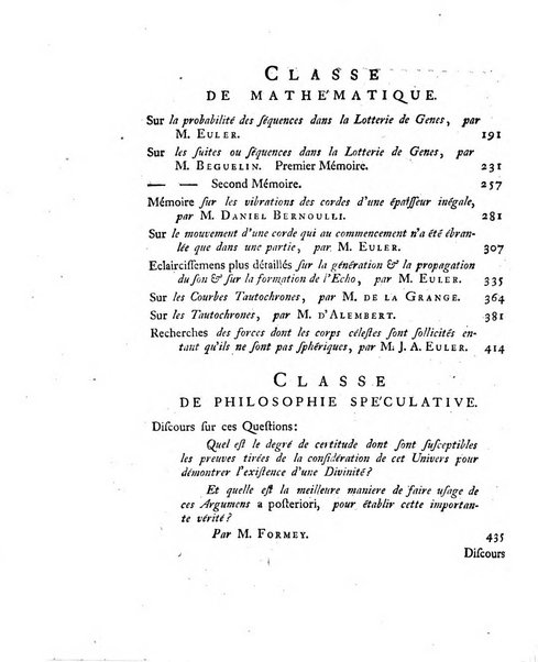 Histoire de l'Academie royale des sciences et des belles-lettres de Berlin