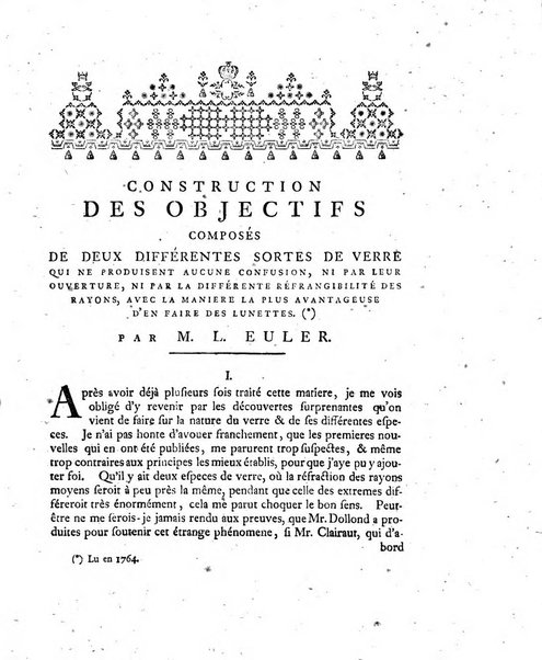 Histoire de l'Academie royale des sciences et des belles-lettres de Berlin