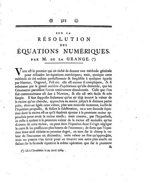 Histoire de l'Academie royale des sciences et des belles-lettres de Berlin