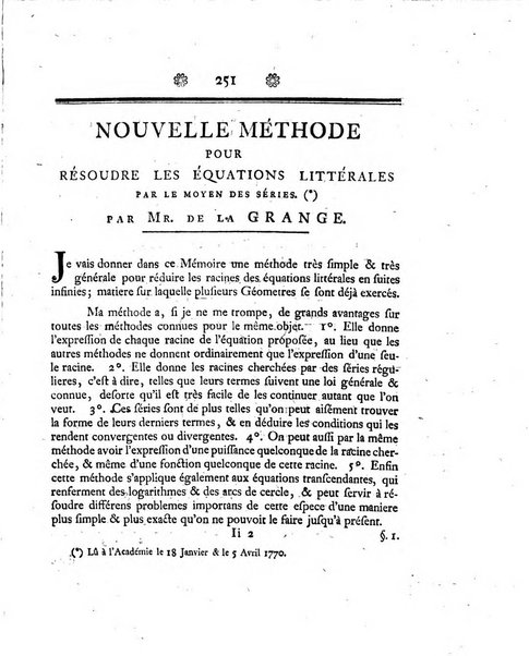 Histoire de l'Academie royale des sciences et des belles-lettres de Berlin