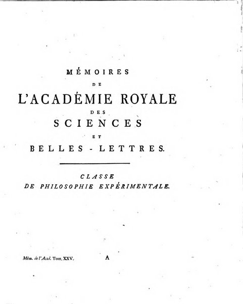 Histoire de l'Academie royale des sciences et des belles-lettres de Berlin