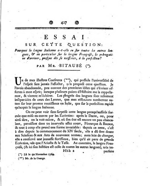 Histoire de l'Academie royale des sciences et des belles-lettres de Berlin