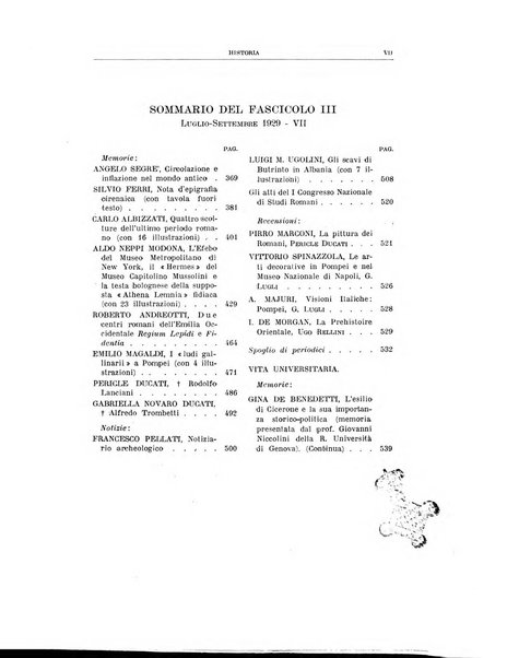 Historia studi storici per l'antichita classica