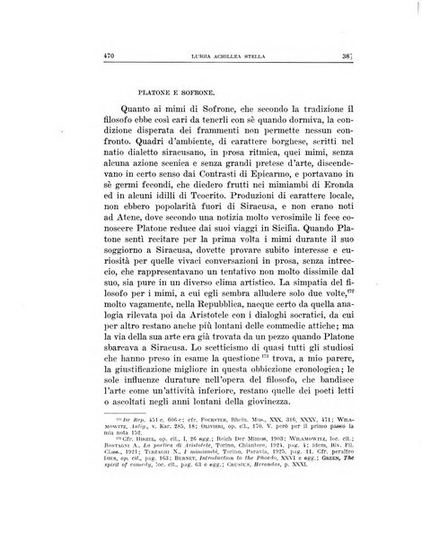 Historia studi storici per l'antichita classica