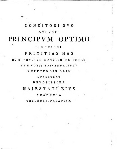 Historia et commentationes Academiae electoralis scientiarum et elegantiorum literarum Theodoro-Palatinae