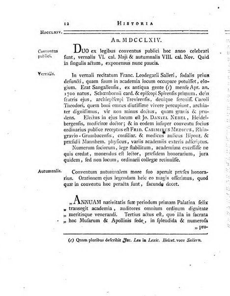 Historia et commentationes Academiae electoralis scientiarum et elegantiorum literarum Theodoro-Palatinae