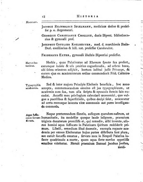 Historia et commentationes Academiae electoralis scientiarum et elegantiorum literarum Theodoro-Palatinae