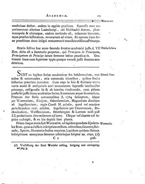 Historia et commentationes Academiae electoralis scientiarum et elegantiorum literarum Theodoro-Palatinae