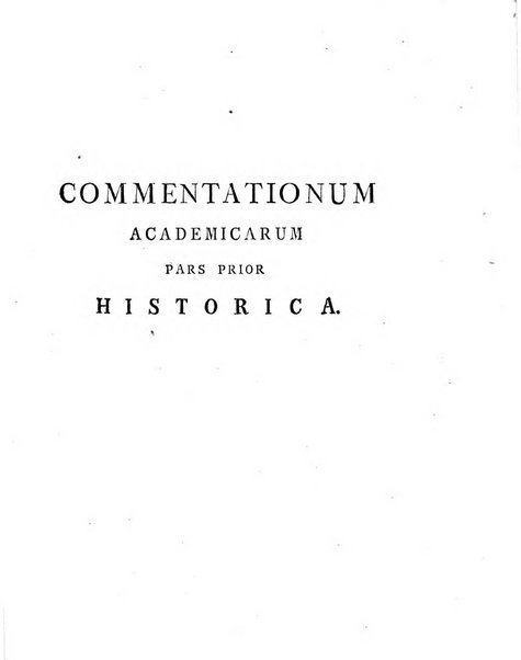 Historia et commentationes Academiae electoralis scientiarum et elegantiorum literarum Theodoro-Palatinae