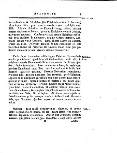 Historia et commentationes Academiae electoralis scientiarum et elegantiorum literarum Theodoro-Palatinae