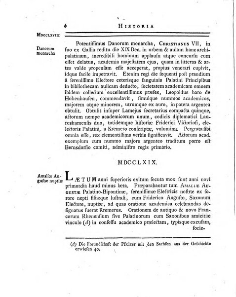 Historia et commentationes Academiae electoralis scientiarum et elegantiorum literarum Theodoro-Palatinae