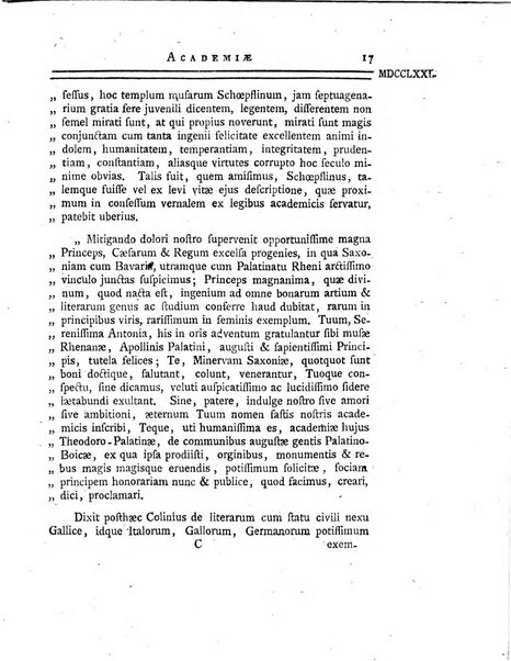 Historia et commentationes Academiae electoralis scientiarum et elegantiorum literarum Theodoro-Palatinae