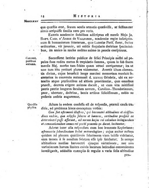 Historia et commentationes Academiae electoralis scientiarum et elegantiorum literarum Theodoro-Palatinae