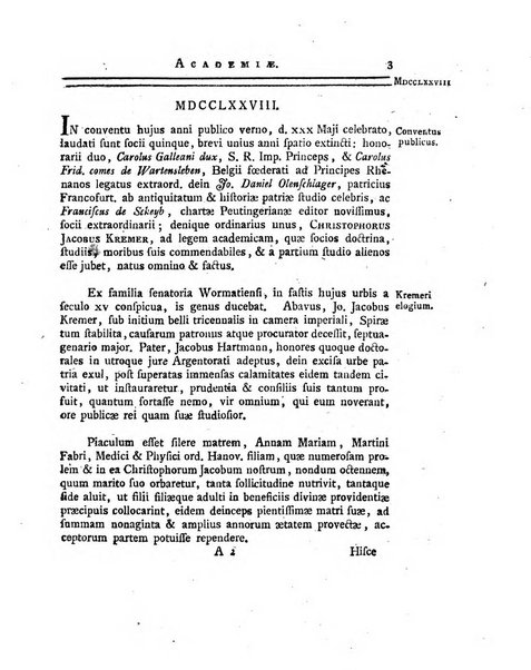 Historia et commentationes Academiae electoralis scientiarum et elegantiorum literarum Theodoro-Palatinae