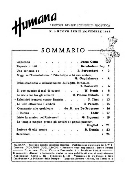 Humana rivista popolare mensile d'igiene