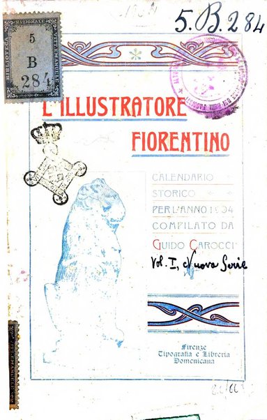 L'illustratore fiorentino calendario per l'anno ...