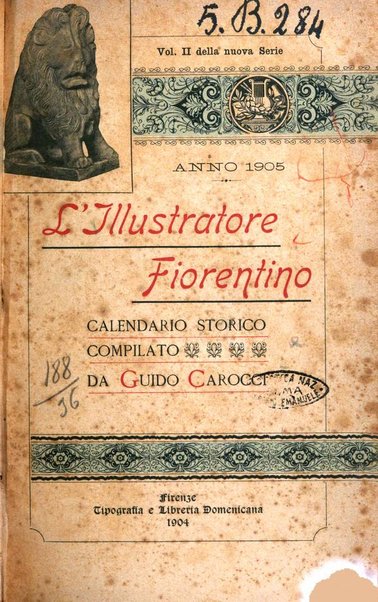 L'illustratore fiorentino calendario per l'anno ...