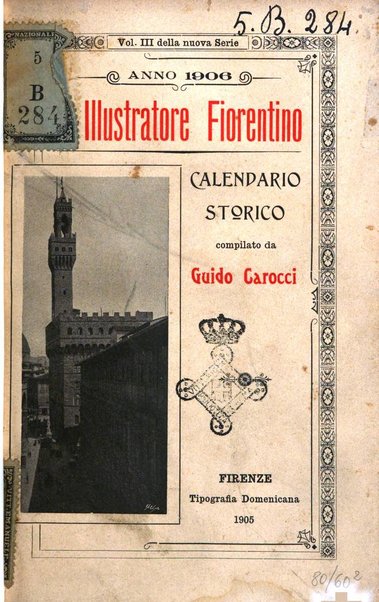 L'illustratore fiorentino calendario per l'anno ...