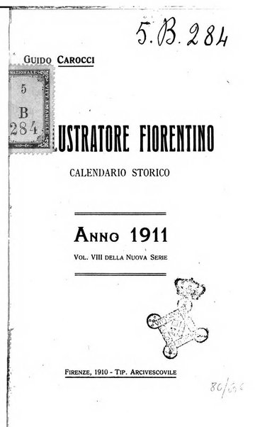 L'illustratore fiorentino calendario per l'anno ...