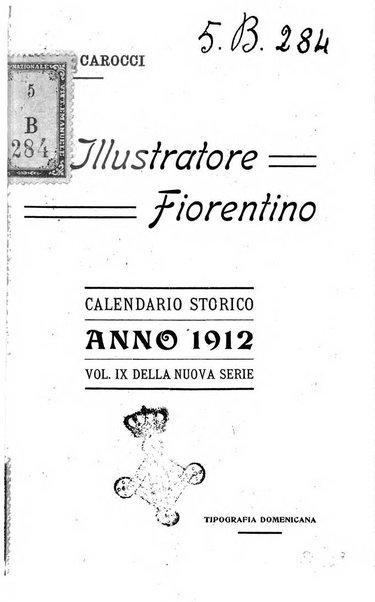 L'illustratore fiorentino calendario per l'anno ...