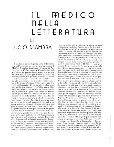 L'illustrazione del medico rassegna mensile di arte, lettere e medicina