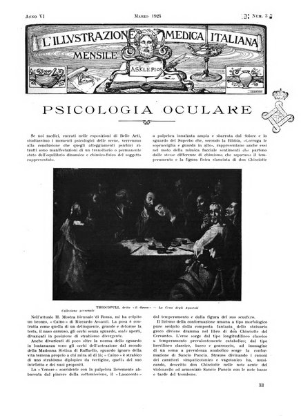 L'illustrazione medica italiana medicina, biologia, psicologia, patologia nell'arte...