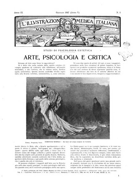 L'illustrazione medica italiana medicina, biologia, psicologia, patologia nell'arte...