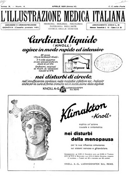 L'illustrazione medica italiana medicina, biologia, psicologia, patologia nell'arte...