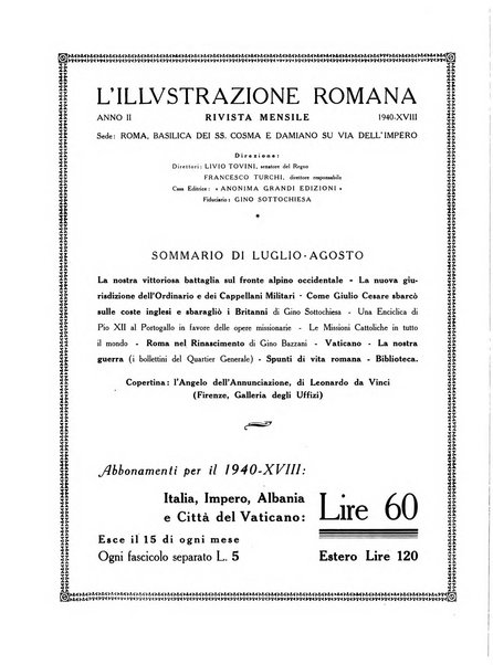 L'illustrazione romana rivista mensile