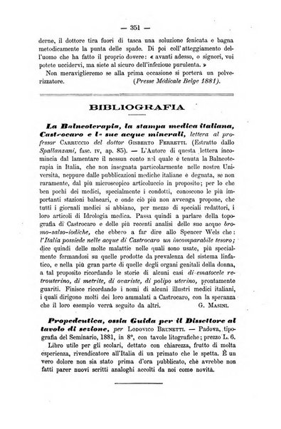 L'imparziale giornale degli interessi scientifici, pratici, morali e professionali della classe medica