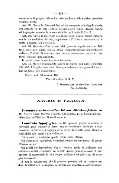 L'imparziale giornale degli interessi scientifici, pratici, morali e professionali della classe medica